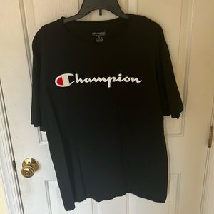 Champion Black T-Shirt